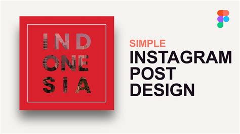 Simple Instagram Post Design #1 - Social Media Design - Figma Tutorial - YouTube