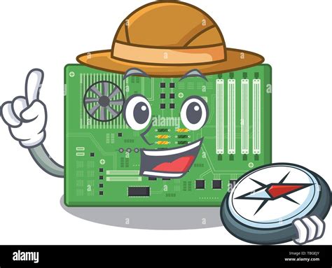 Explorer motherboard in the a computer cartoon Stock Vector Image & Art - Alamy