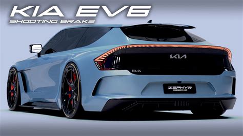 KIA EV6 X 2023 Shooting Brake Concept Modification by Zephyr Designz ...