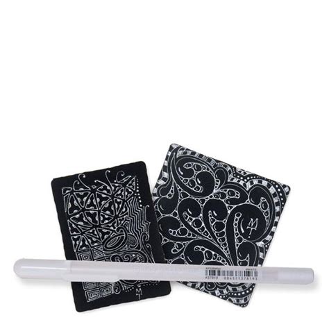 Sakura's White Gelly Roll® Medium 08 Pen – Zentangle