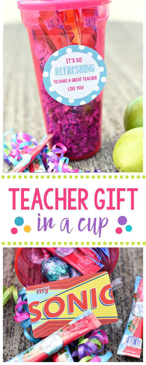 Refreshing and Fun Teacher Gift in a Cup – Fun-Squared