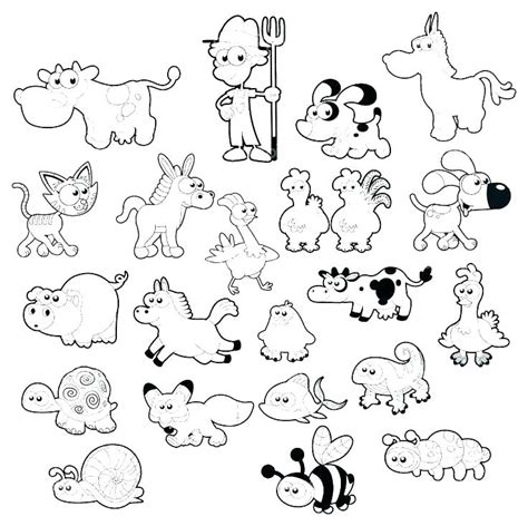 Baby Zoo Animal Coloring Pages at GetColorings.com | Free printable ...