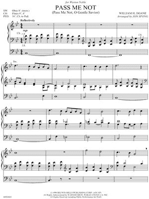 "Pass Me Not" Sheet Music - 1 Arrangement Available Instantly - Musicnotes