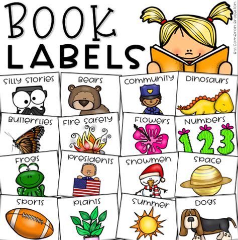 Classroom Library Book Bin Labels EDITABLE | Made By Teachers