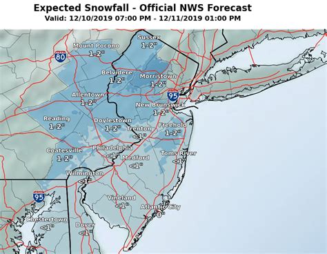 N.J. weather: Latest snow forecast could make for slick roads Wednesday morning - nj.com