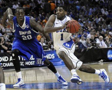 Kyrie Irving returns, helps No. 1 Duke beat No. 16 Hampton, 87-45, in ...