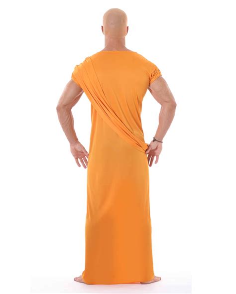 Hare Krishna Costume | Floor-length Buddhist man´s robe | Horror-Shop.com