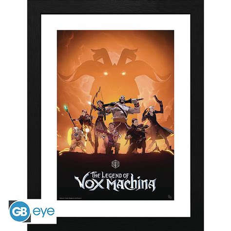 JUL238043 - LEGEND OF VOX MACHINA CAST KEY ART FRAMED PRINT - Previews World