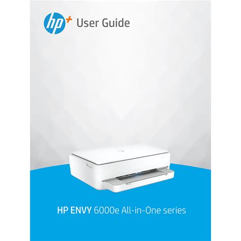 HP ENVY 6032e All-in-One Printer User Manual