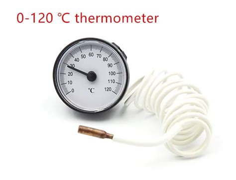 0 120 degrees celsius bolier thermometer, water heater temperature gauge , water temperature ...