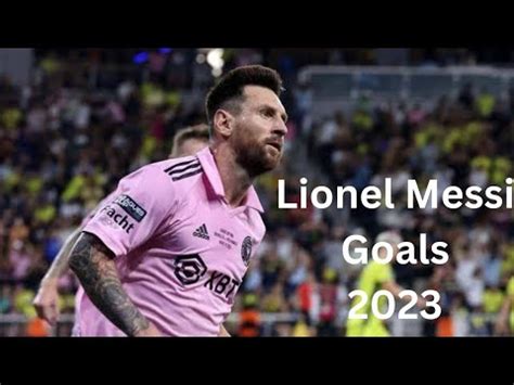 Lionel Messi Goals | 2023 | English Commentary - YouTube