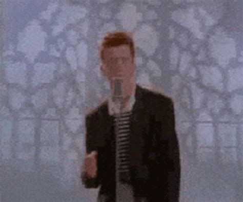 Among Us Rick Roll Gif