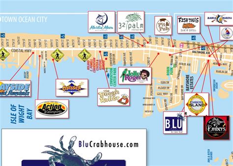 Printable Map Of Ocean City Md Boardwalk - Printable Maps