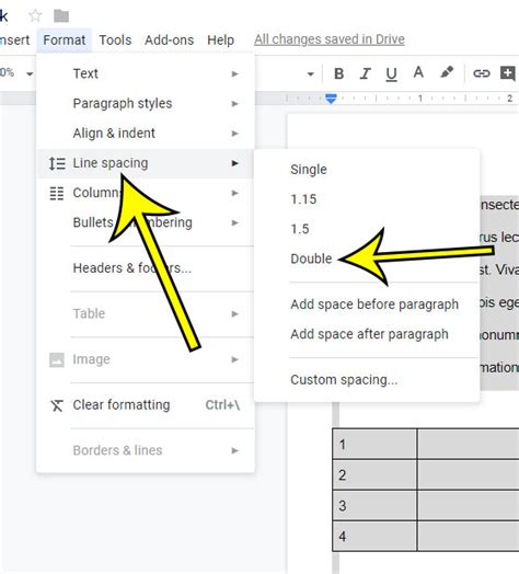 How to Change to Double Spacing in Google Docs - Live2Tech