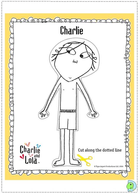 Charlie and Lola Coloring page- DinoKids.org