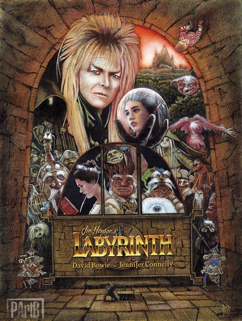 ArtStation - Labyrinth (1986) fan art poster