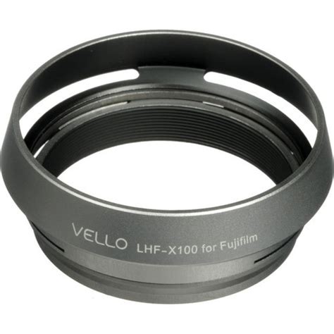 Vello LHF-X100 Dedicated Lens Hood with Adapter Ring for Fujifilm ...