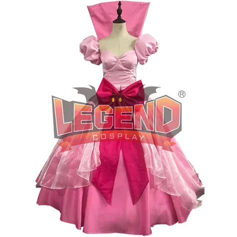 Princess and the Frog Tiana Cosplay Costume Pink princess dress custom made Princess Lottie ...