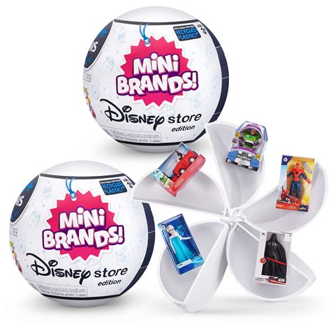 Buy 5 SURPRISEDisney Mini Brands by ZURU (2 Pack) Amazon Exclusive Disney Store Edition, Mystery ...