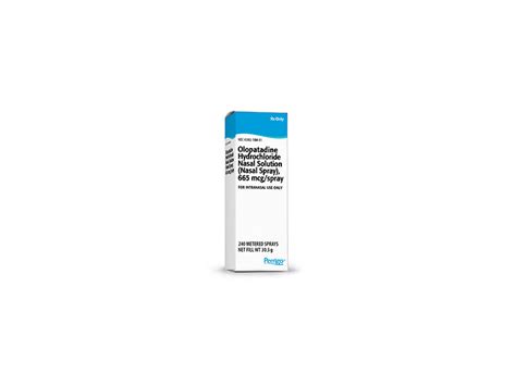 Olopatadine Hydrochloride Nasal Solution (Nasal Spray) 66 mcg/Spray 240 Metered Sprays, Perrigo ...