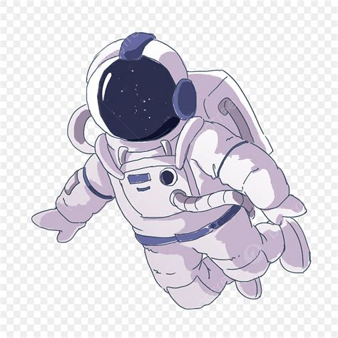 Aerospace White Transparent, Aerospace Astronaut Cartoon Illustration ...