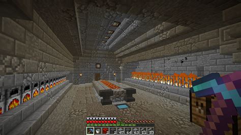 Minecraft Furnace Room