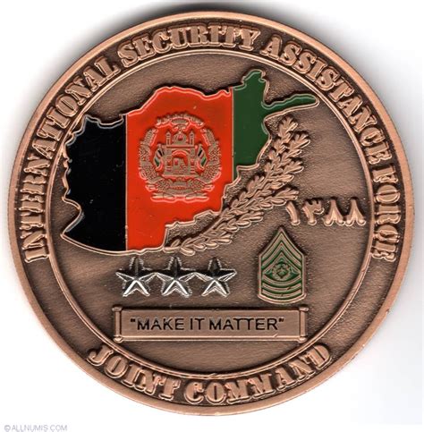 ISAF Joint Command 2011, Challenge coins - NATO - Medal - 6429