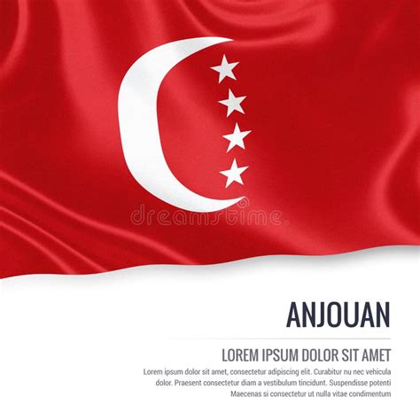 Autonomous Island Of Anjouan Flag Stock Illustration - Illustration of ...