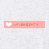 Cute Heart Colorful Labels | Zazzle