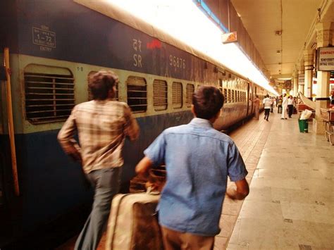 "Run, run! The train never waits" (#India) | Homeland, Train, Running