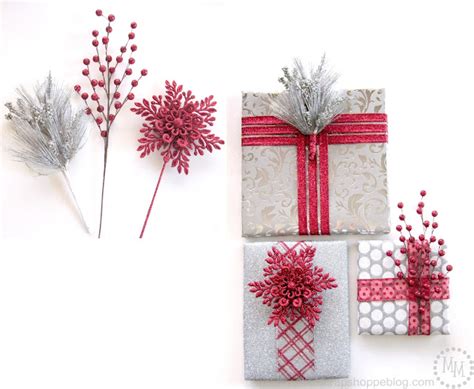 Canvas-Wrapped Christmas Gift Decor - The Scrap Shoppe