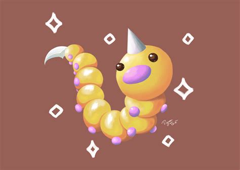 Shiny Weedle by PigeonThief on Newgrounds