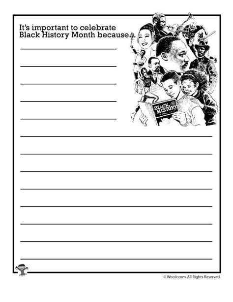 😍 Black history writing paper. Black History Month Worksheets & Free Printables. 2019-03-07