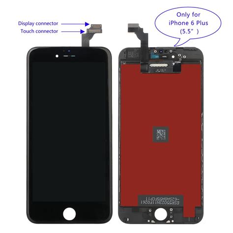 IPhone 6 Plus Screen Replacement Black,Goldwangwang 5.5inch LCD Touch Screen Digitizer ...