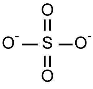 Variations in structural formulas: example sulfate ion - The Student Room