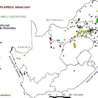 Map showing mining areas in South Africa. Adapted from source. 5 | Download Scientific Diagram