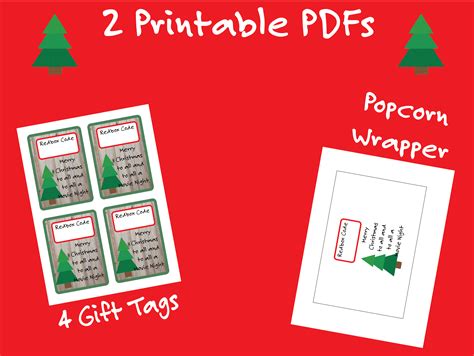 Printable Redbox Gift Tags and Popcorn Wrappers – Deeper KidMin