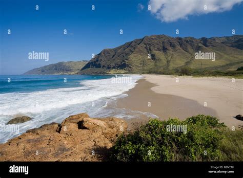 Makua Beach Leeward Oahu Hawaii Stock Photo - Alamy