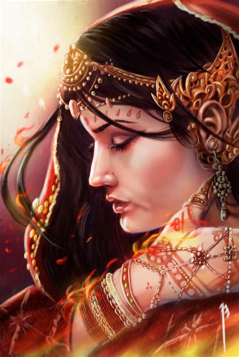 Draupadi The Fire Born Princess by tararojing on DeviantArt