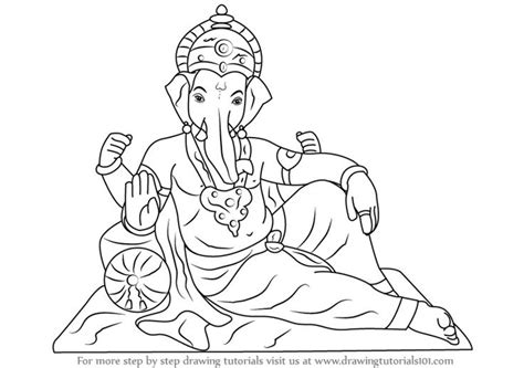 Pin by Surender on Hindus | Ganesh art paintings, Mandala design art, Ganpati drawing