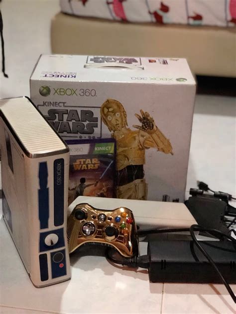 Xbox 360 Star Wars Limited Edition Console + Kinect + Star Wars Game ...