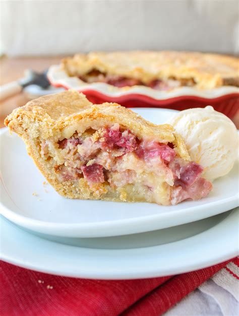 rhubarb custard pie using frozen rhubarb