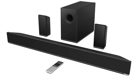 VIZIO 38-inch 5.1-Ch. Sound Bar with Wireless Sub. and Rear Satellite Speakers (refurb) $150 ...