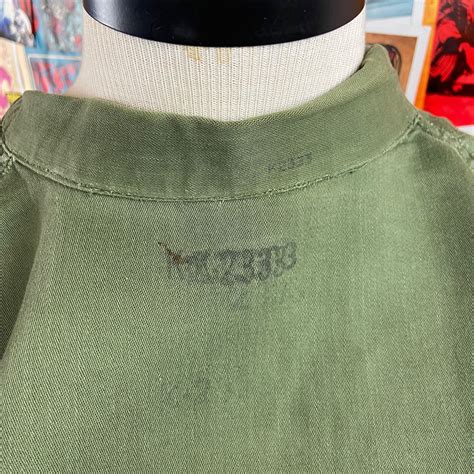 Vintage 1950s U.S. Army OG Cotton Fatigue Military Uniform - Etsy