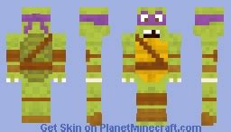 TMNT Donatello Minecraft Skin