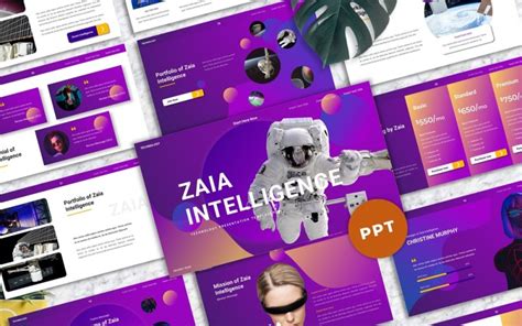 Zaia - Technology PowerPoint template - TemplateMonster