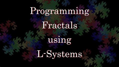 Programming Simple, Fractal L-Systems - YouTube