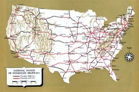 National System of Interstate Highways - 1955 | The Saturday Evening Post