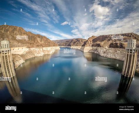 on Hoover Dam at Lake Mead Stock Photo - Alamy