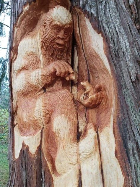 Pin by Water Traveler on Sasquatch | Bigfoot art, Bigfoot sasquatch, Tree art